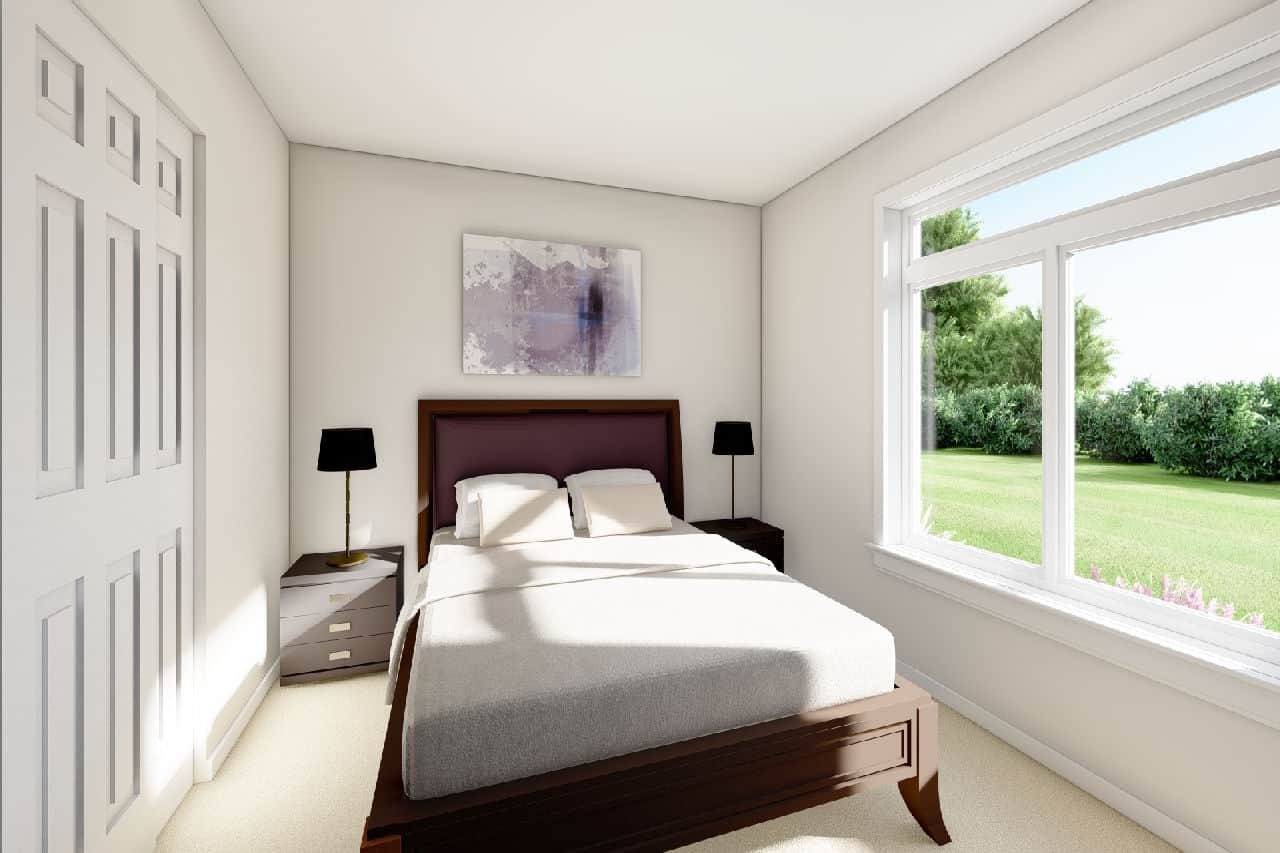 Bedroom of this 2-Bedroom,1144 Sq Ft Plan -177-1070