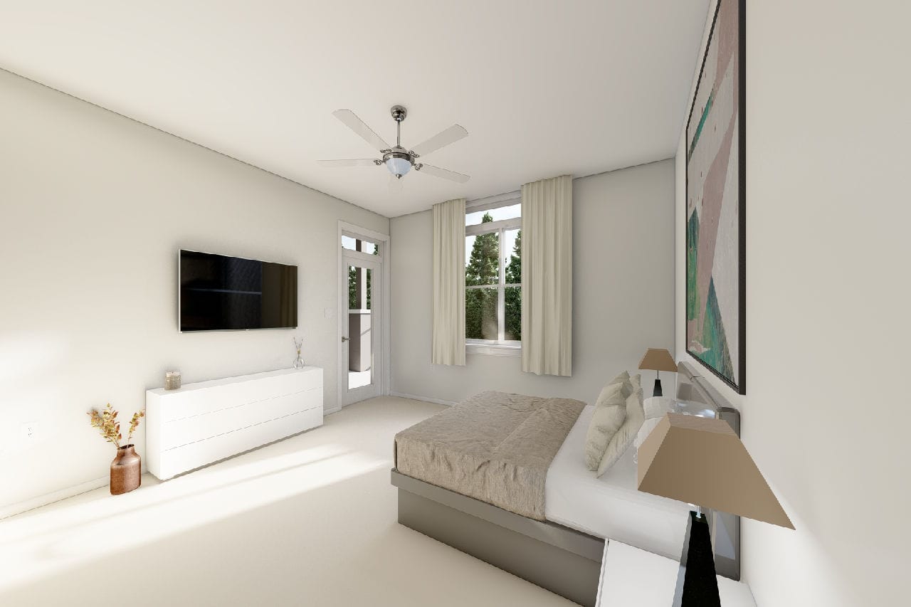 Master Bedroom of this 3-Bedroom,2816 Sq Ft Plan -177-1071