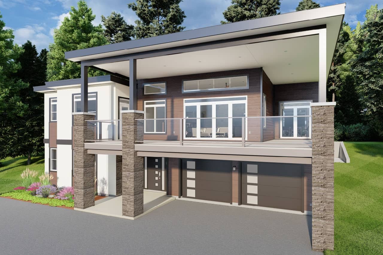 Right Side View of this 3-Bedroom,2816 Sq Ft Plan -177-1071