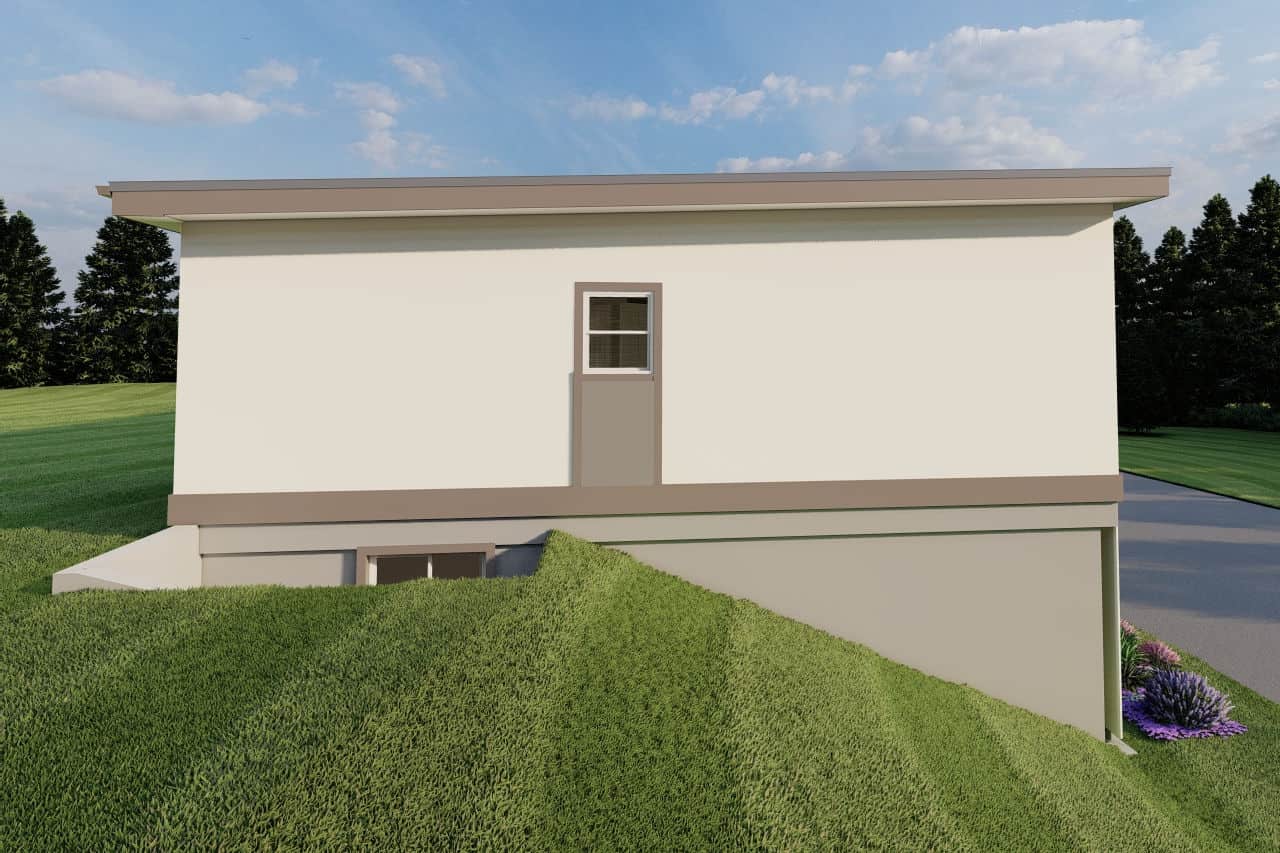 Left Side View of this 3-Bedroom,2816 Sq Ft Plan -177-1071