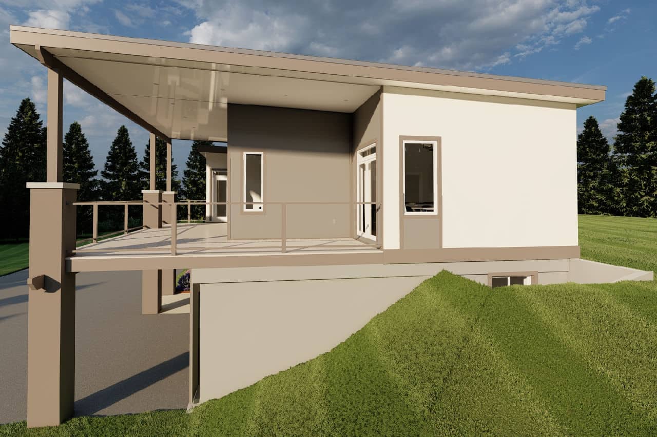 Right Side View of this 3-Bedroom,2816 Sq Ft Plan -177-1071