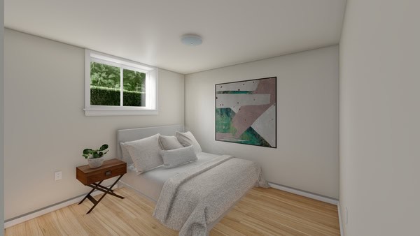 Bedroom of this 2-Bedroom,1037 Sq Ft Plan -177-1073