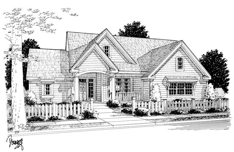 Main image for house plan # 5870