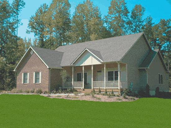 Front View of this 4-Bedroom,1958 Sq Ft Plan -178-1048