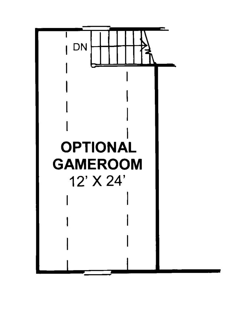 Game Room of this 3-Bedroom, 2382 Sq Ft Plan - 178-1082