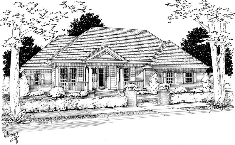 Main image for house plan # 5398