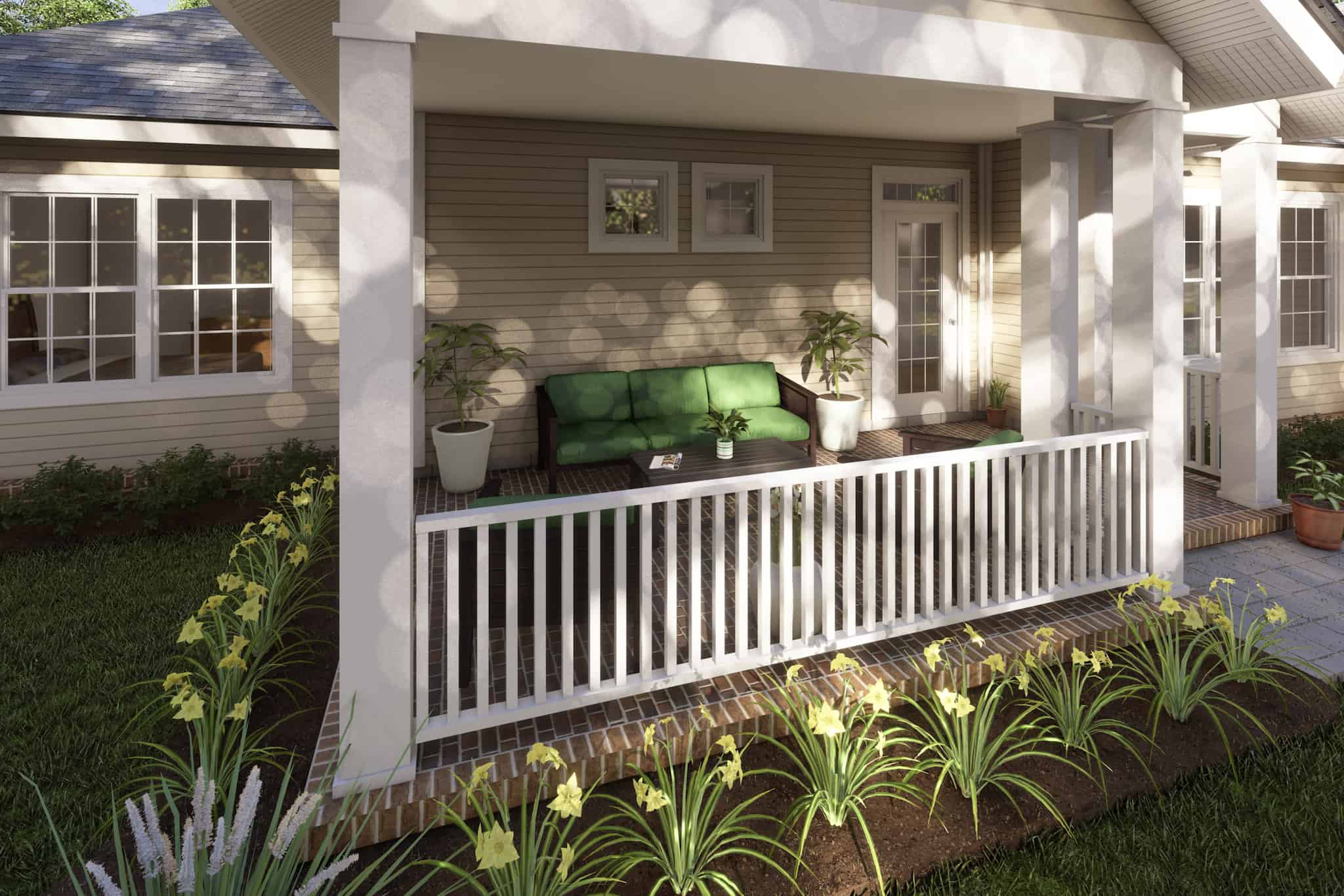 Porch of this 4-Bedroom,2193 Sq Ft Plan -178-1214