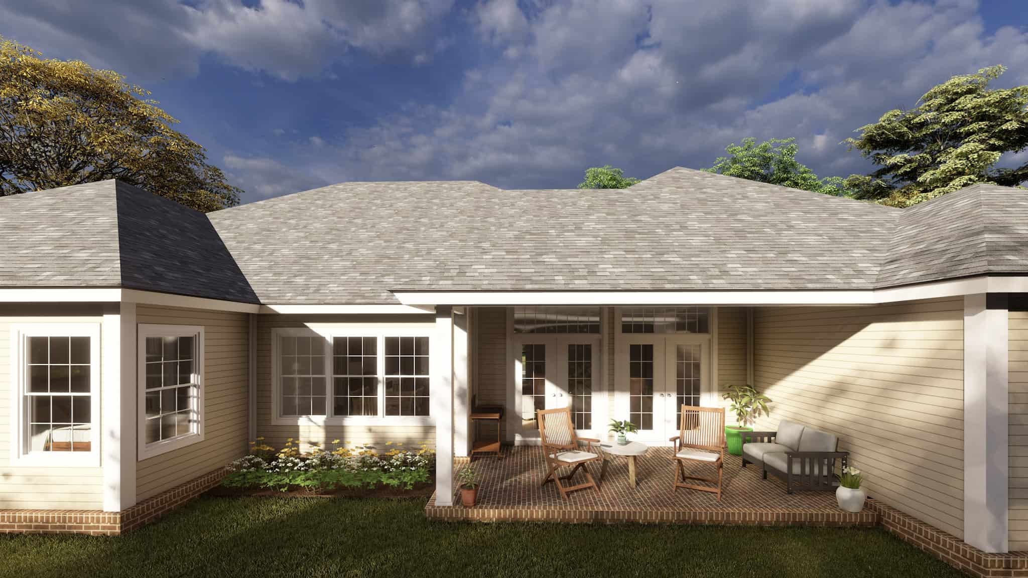 Porch of this 4-Bedroom,2193 Sq Ft Plan -178-1214