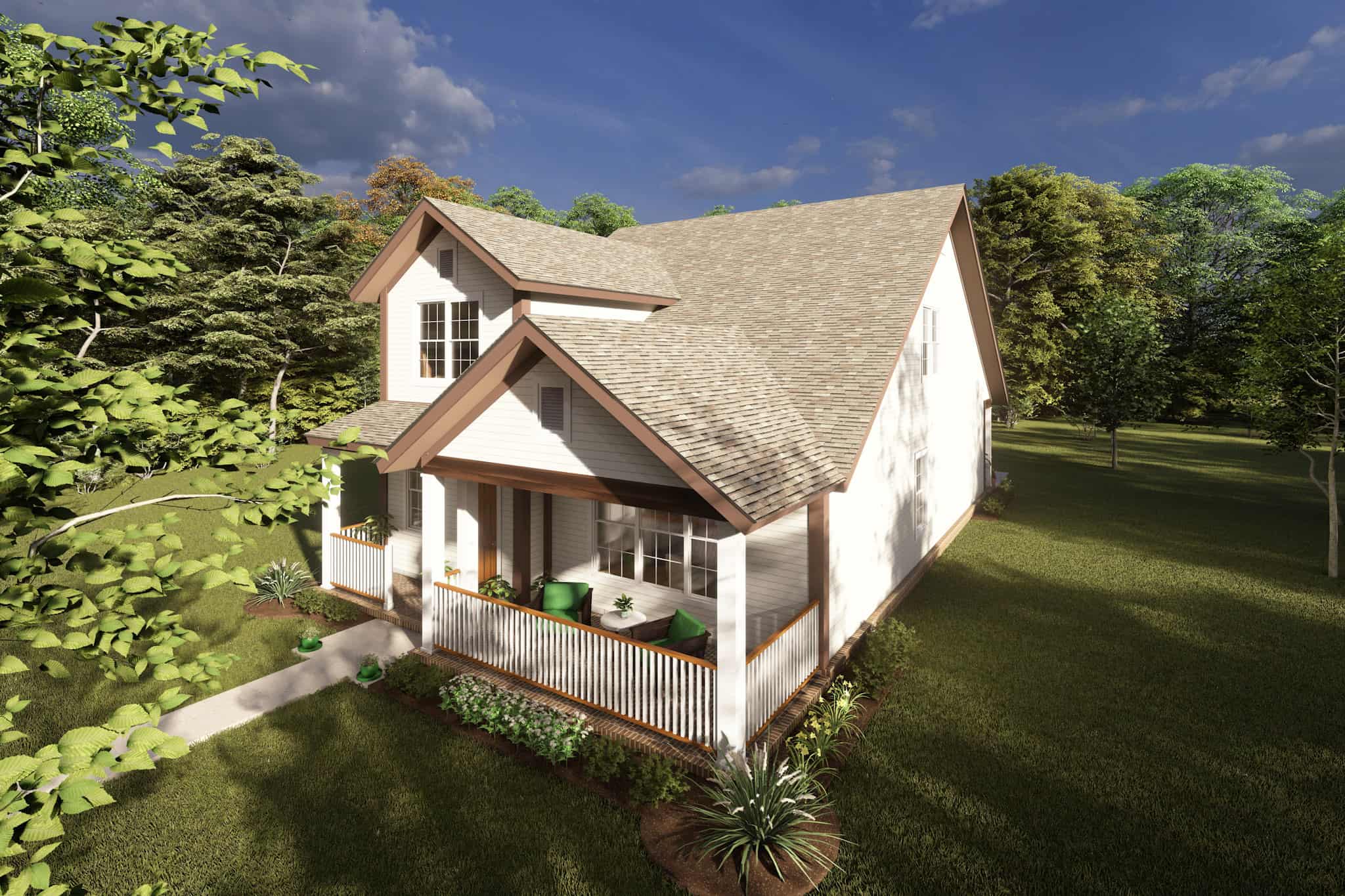 Right Side View of this 4-Bedroom,2232 Sq Ft Plan -178-1218