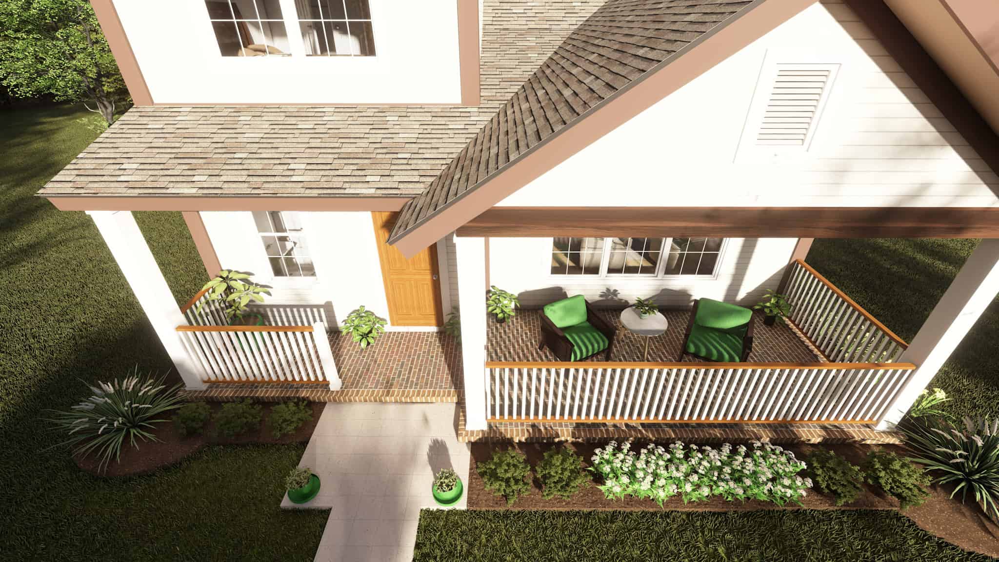 Front View of this 4-Bedroom,2232 Sq Ft Plan -178-1218