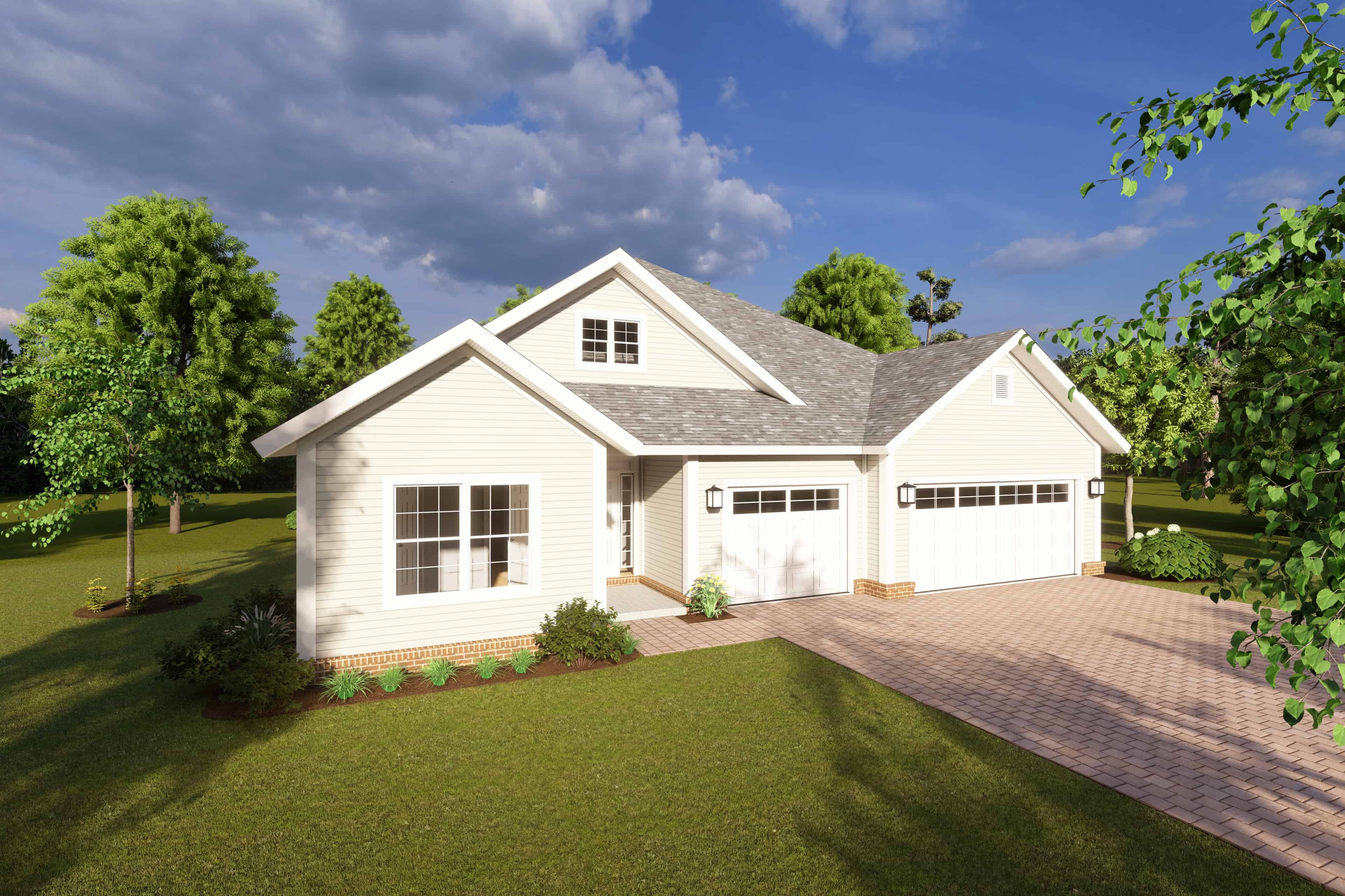 Front View of this 5-Bedroom,1996 Sq Ft Plan -178-1223