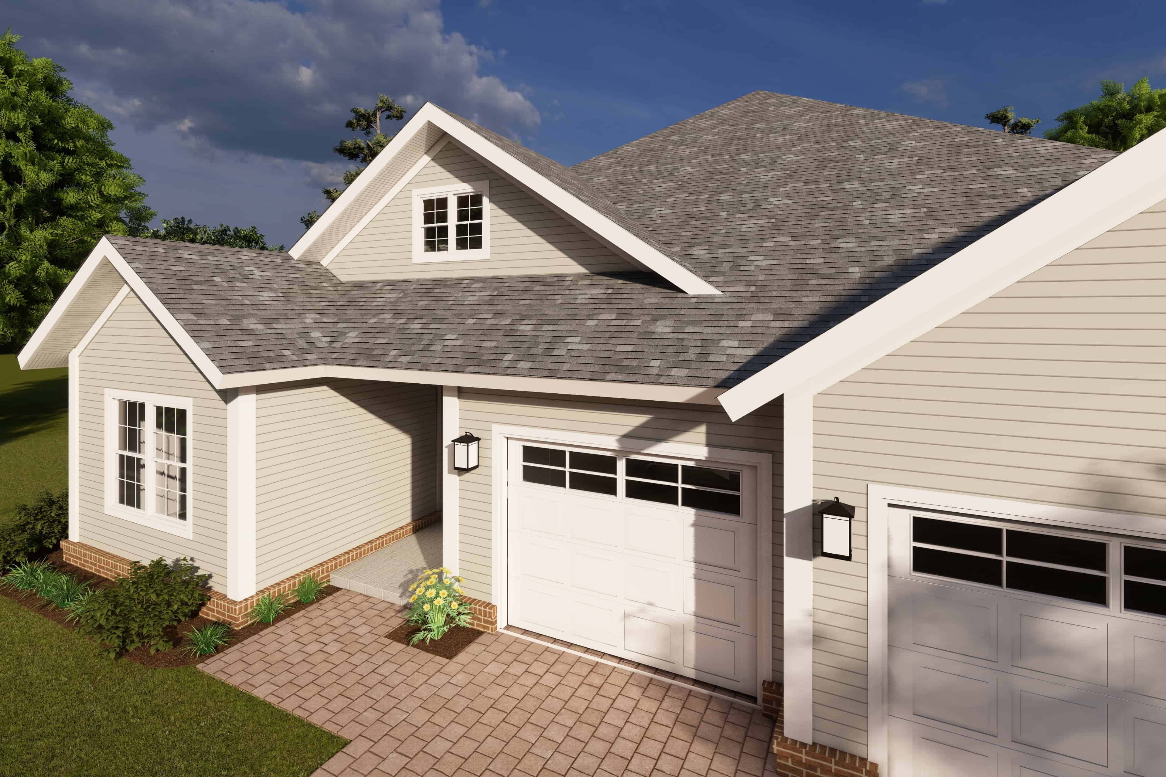 Side View of this 5-Bedroom,1996 Sq Ft Plan -178-1223