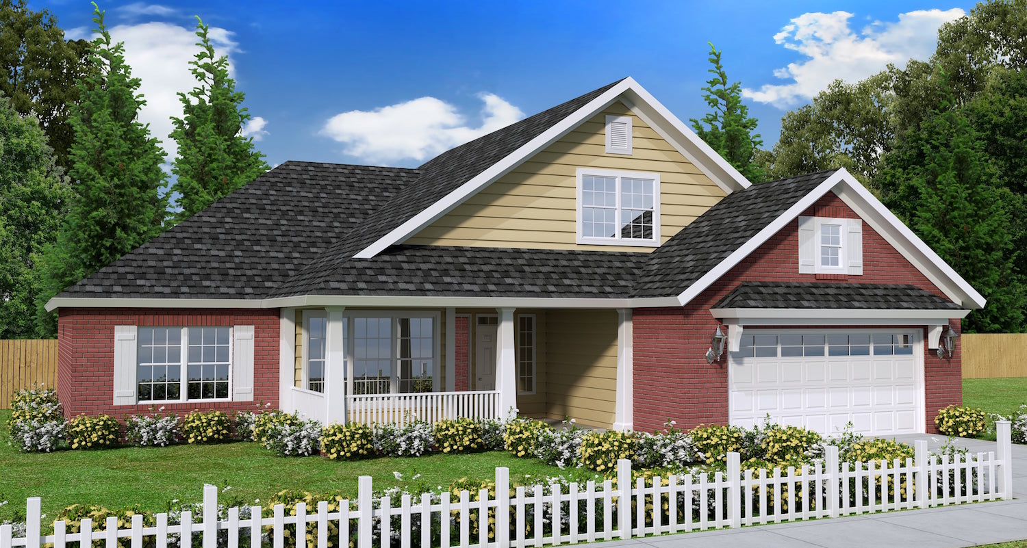 Front View of this 3-Bedroom, 1788 Sq Ft Plan - 178-1240