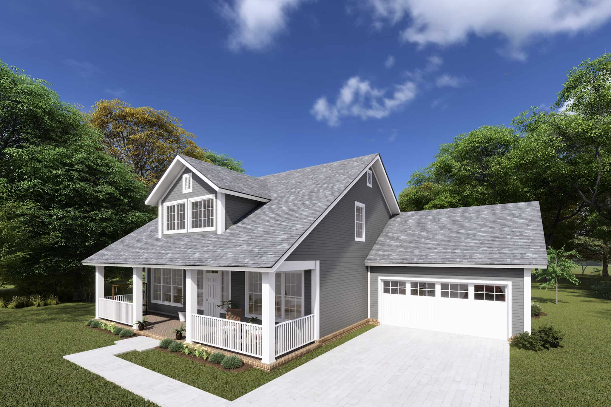 Right Side View of this 3-Bedroom,2066 Sq Ft Plan -178-1241