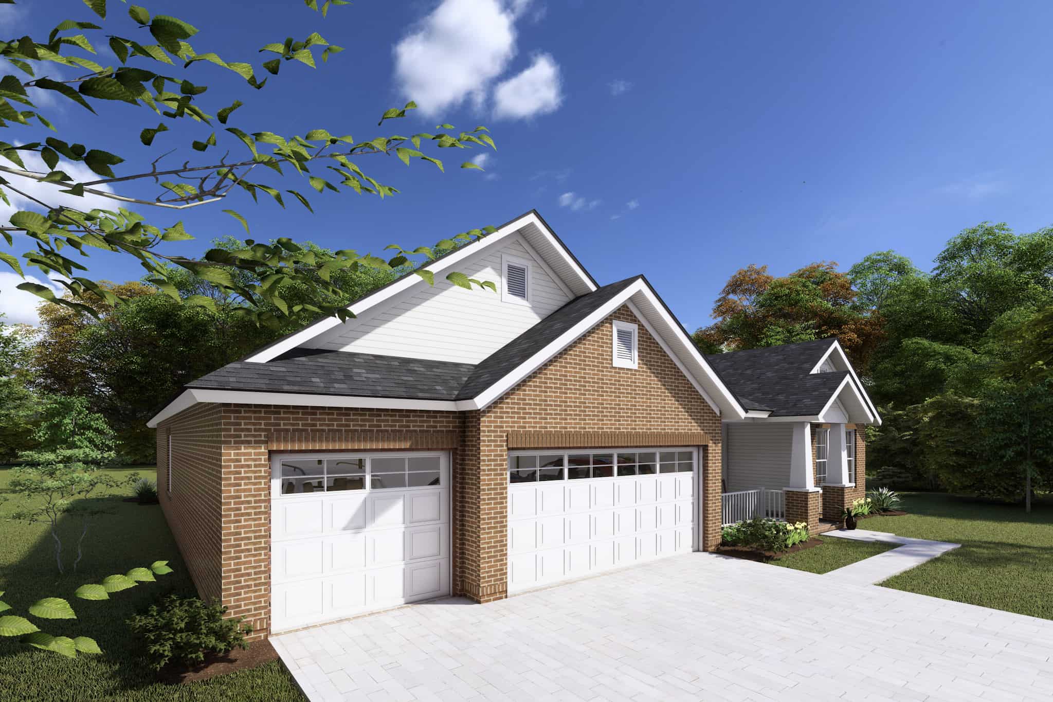 Left Side View of this 4-Bedroom,2066 Sq Ft Plan -178-1244