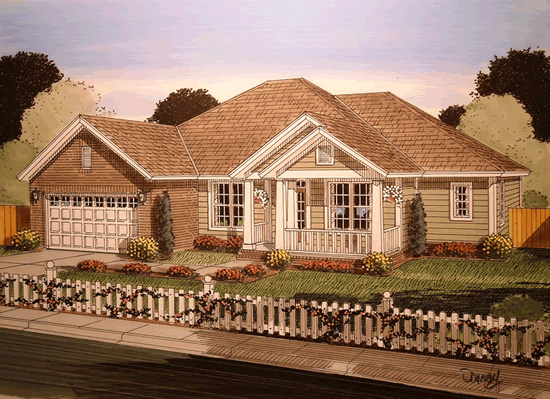 Front View of this 4-Bedroom, 1894 Sq Ft Plan - 178-1250