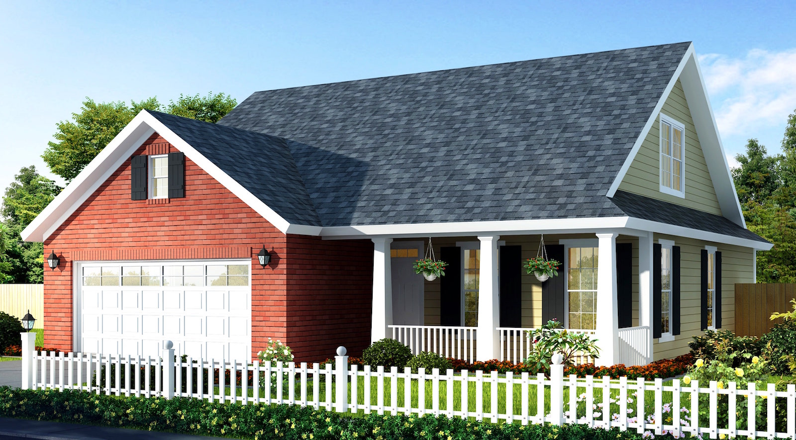 Front View of this 3-Bedroom, 1549 Sq Ft Plan - 178-1302