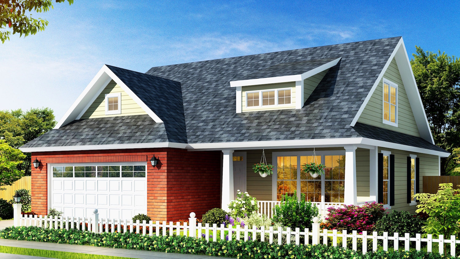 Front View of this 4-Bedroom, 1692 Sq Ft Plan - 178-1303