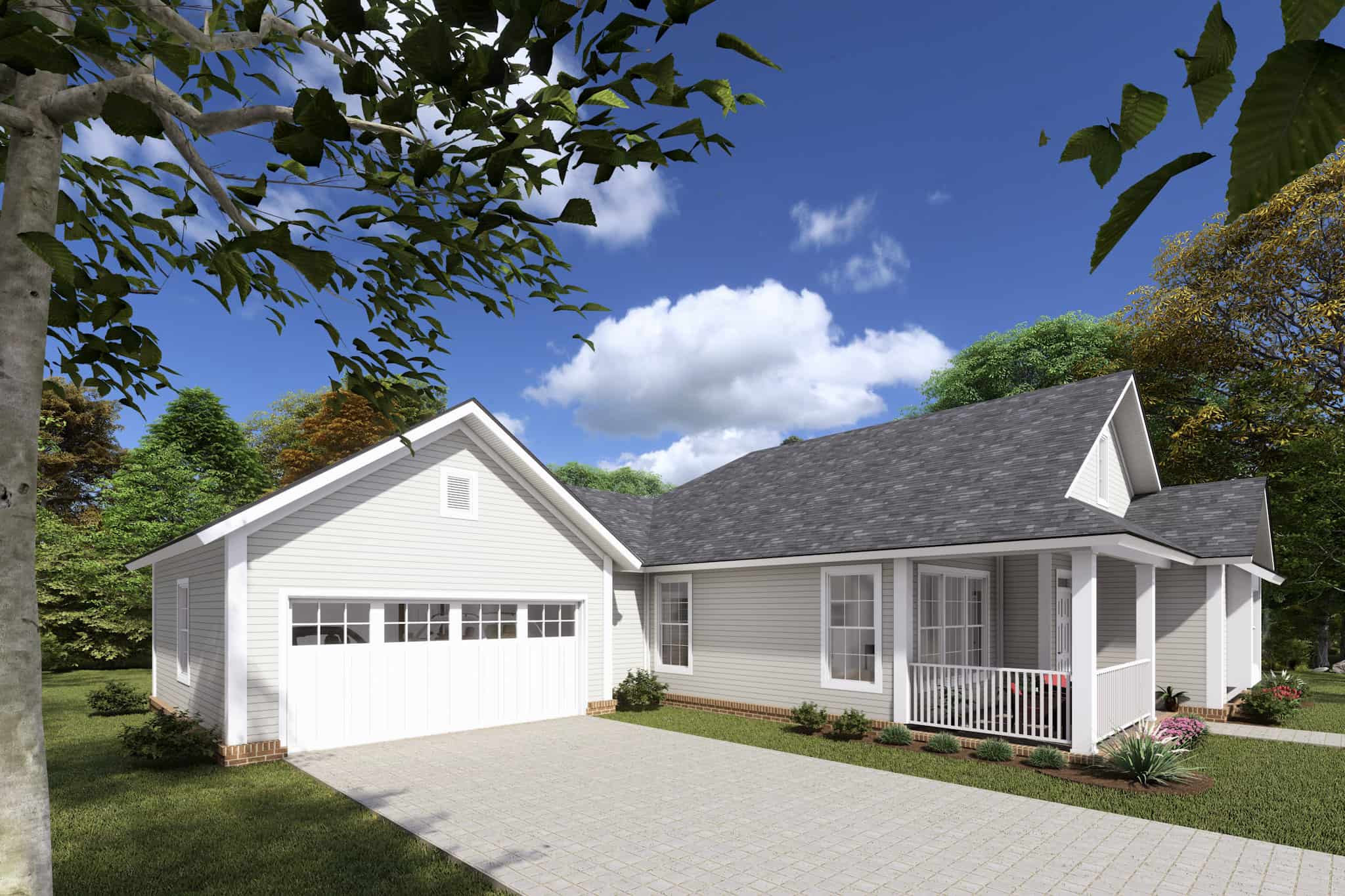 Left Side View of this 3-Bedroom,1426 Sq Ft Plan -178-1366