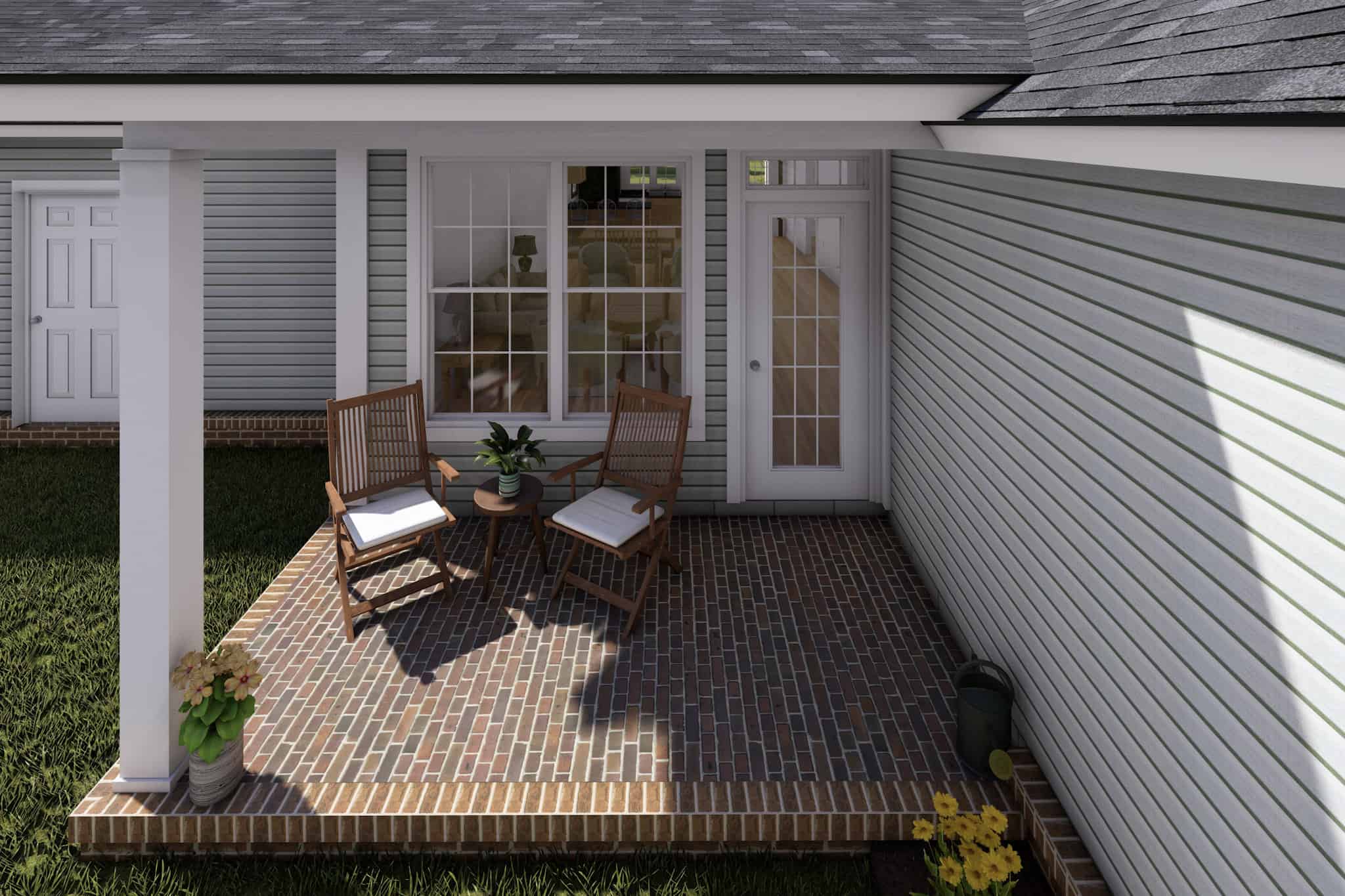 Porch of this 3-Bedroom,1433 Sq Ft Plan -178-1371