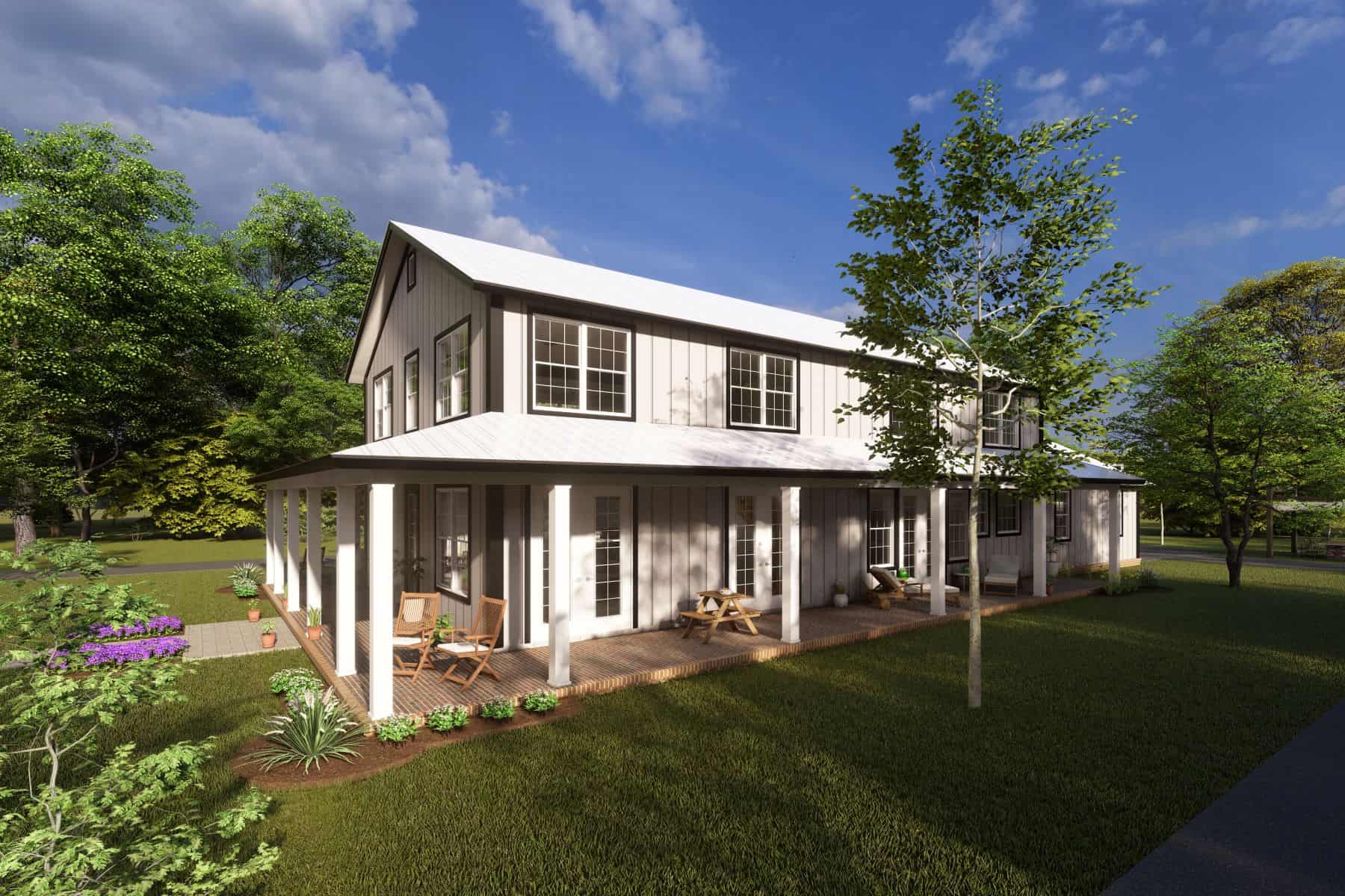 Home Plan Elevations of this 4-Bedroom,2761 Sq Ft Plan -178-1412