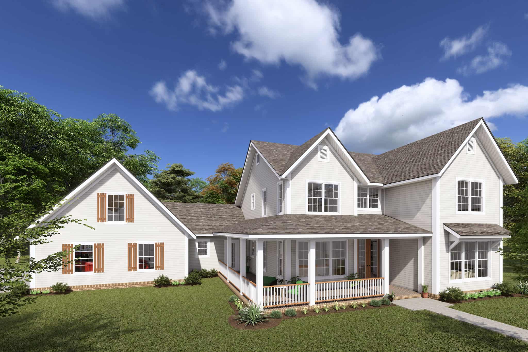 Front View of this 3-Bedroom,2530 Sq Ft Plan -178-1415