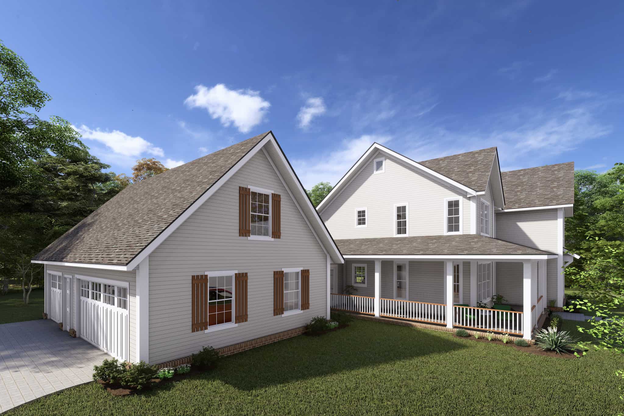 Left Side View of this 3-Bedroom,2530 Sq Ft Plan -178-1415