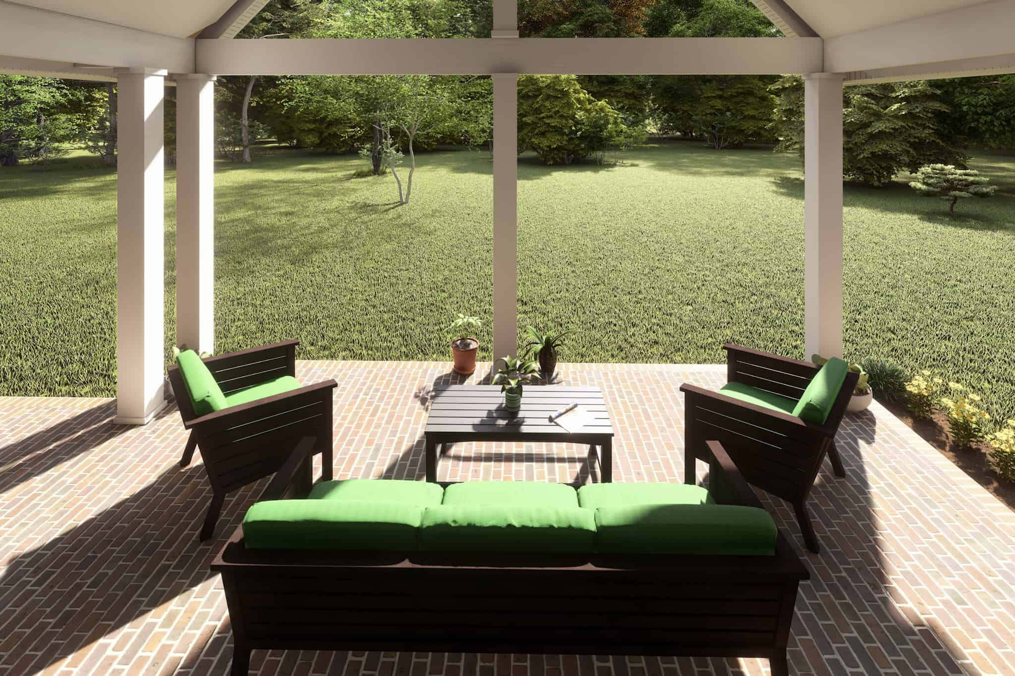Porch of this 3-Bedroom,2530 Sq Ft Plan -178-1415