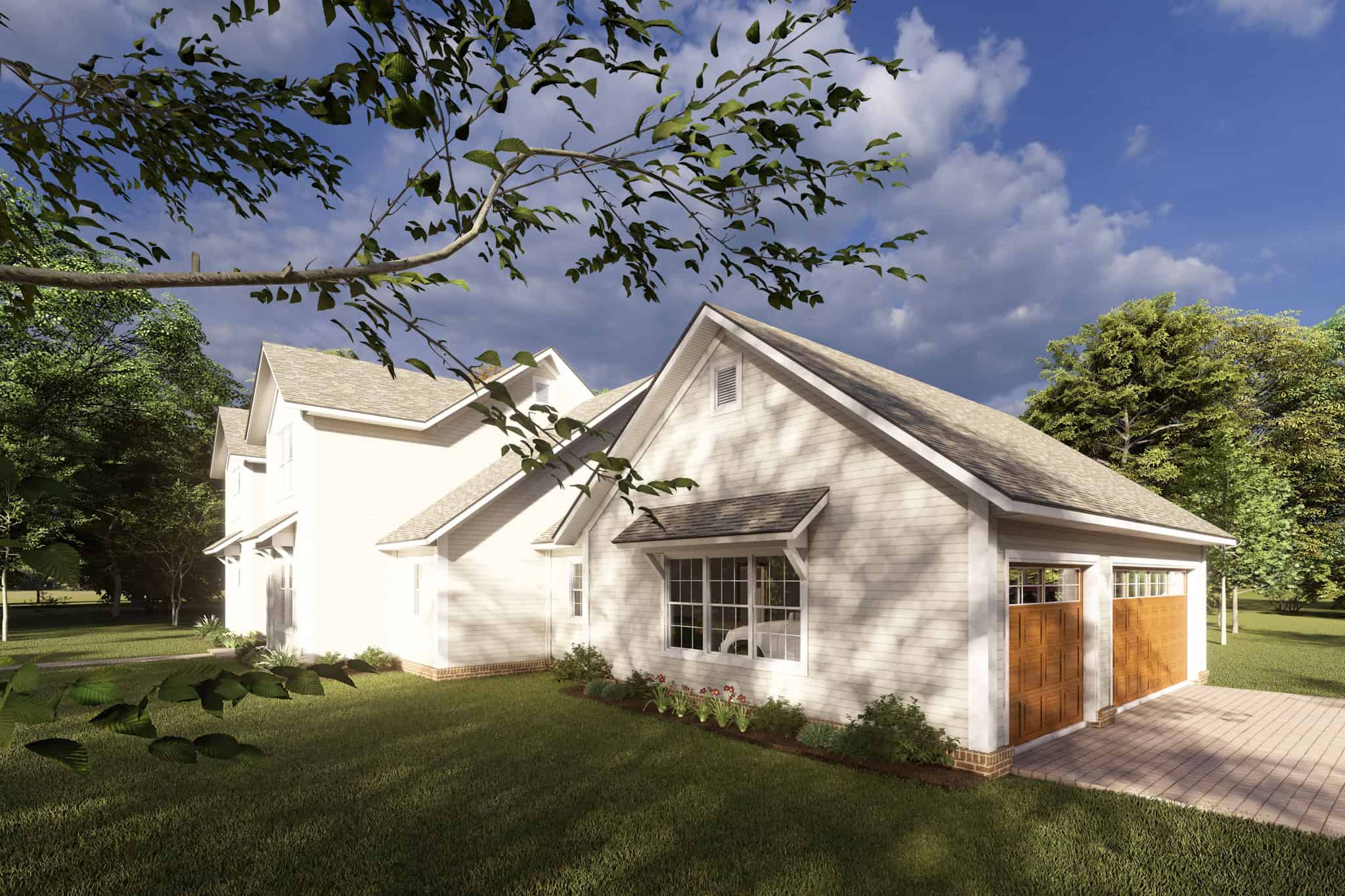 Right Side View of this 4-Bedroom,2625 Sq Ft Plan -178-1417