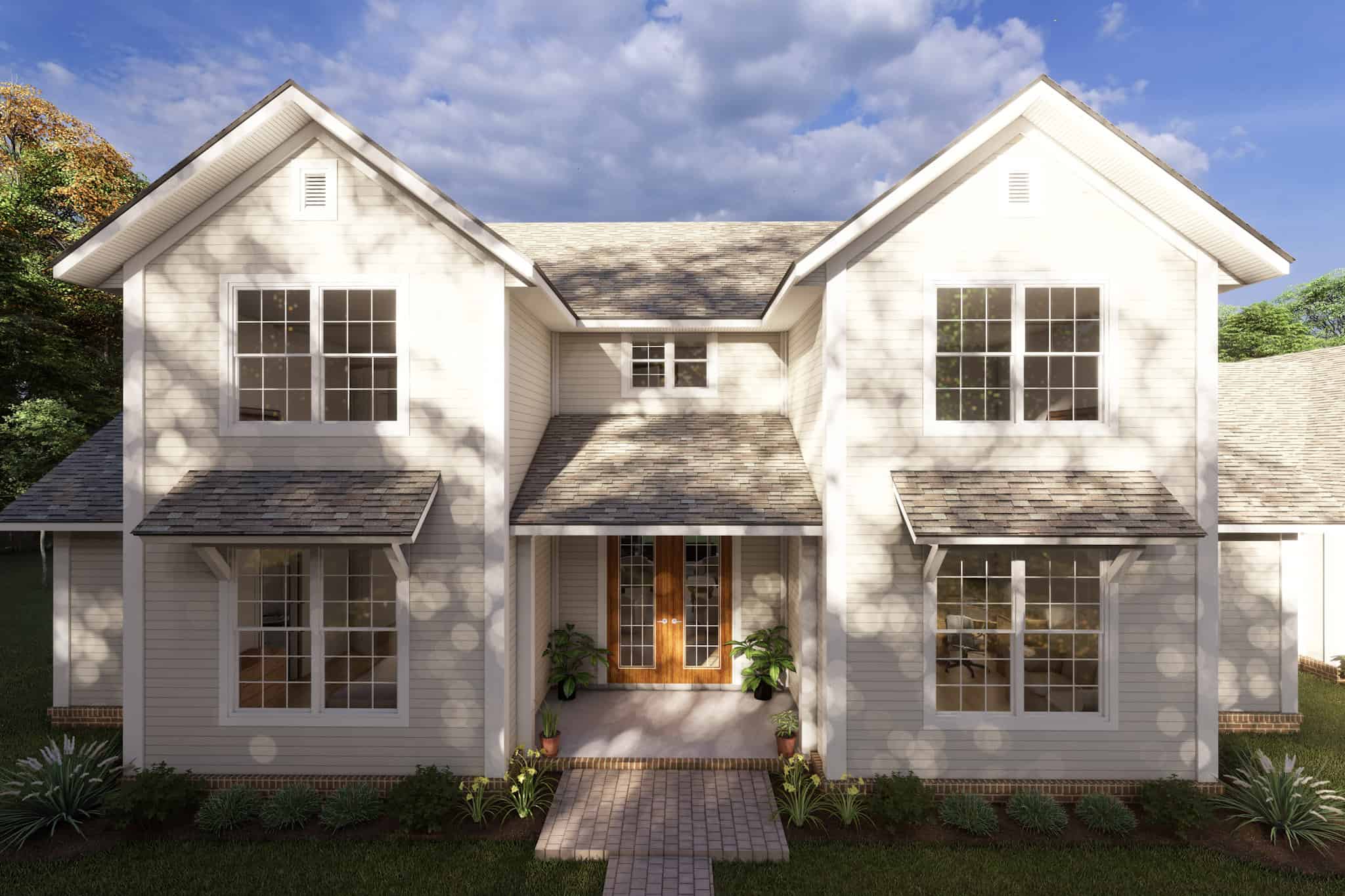 Front Door of this 4-Bedroom,2625 Sq Ft Plan -178-1417