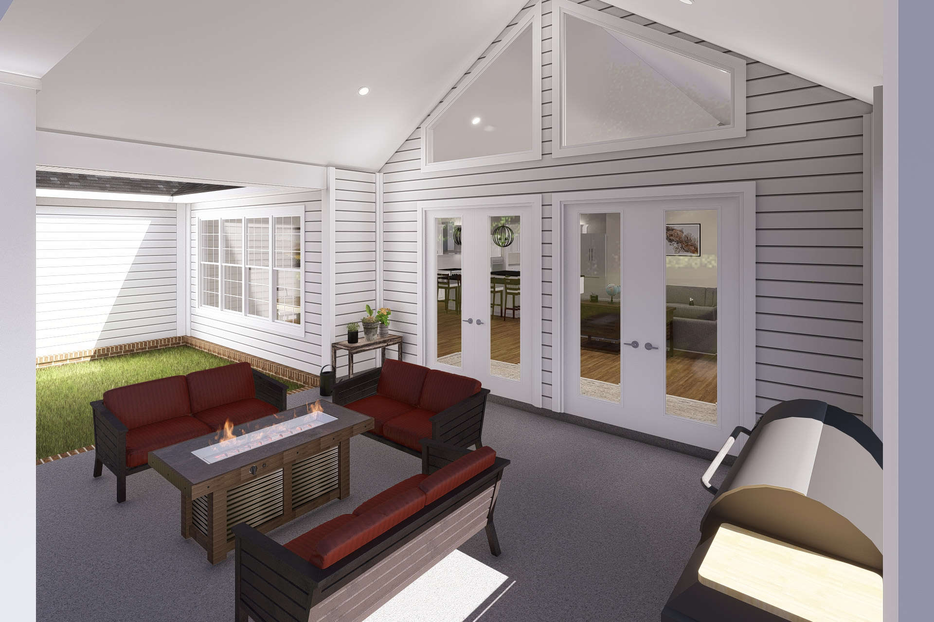 Porch of this 6-Bedroom,4952 Sq Ft Plan -178-1420