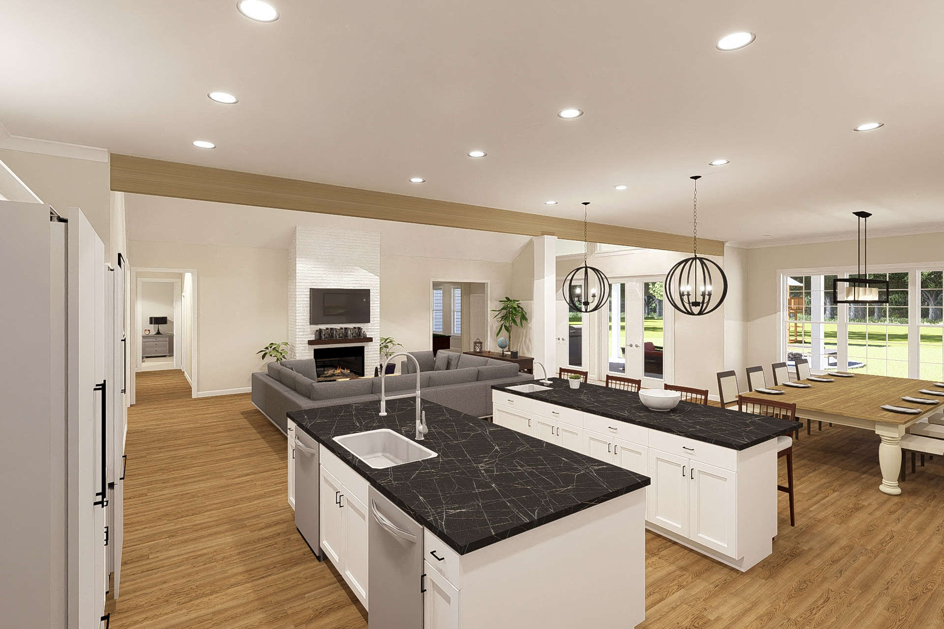 Kitchen of this 6-Bedroom,4952 Sq Ft Plan -178-1420