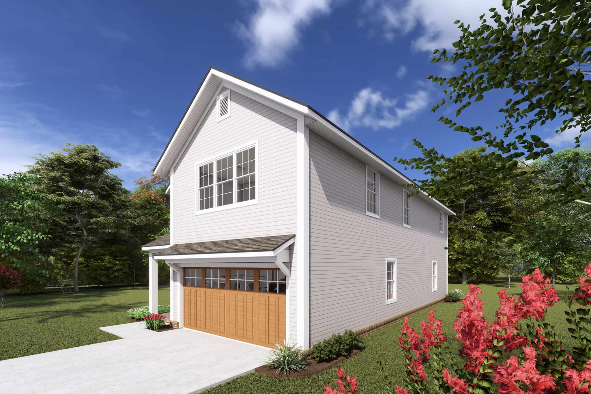 Right Side View of this 4-Bedroom,2212 Sq Ft Plan -178-1421