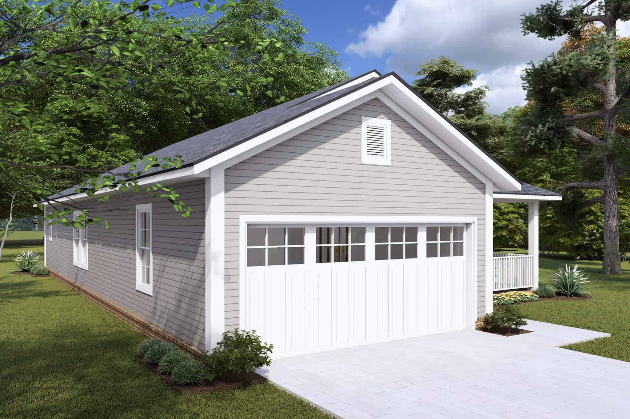 Garage of this 3-Bedroom,1388 Sq Ft Plan -178-1422