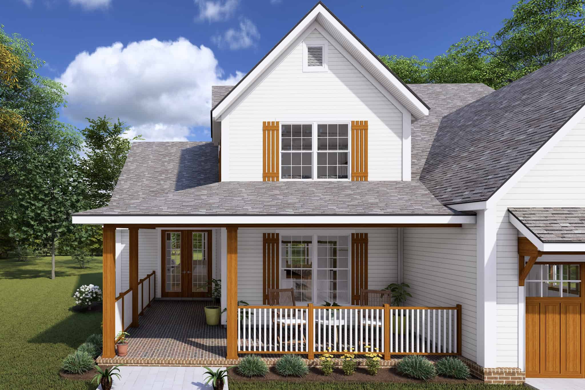 Porch of this 3-Bedroom,2065 Sq Ft Plan -178-1425