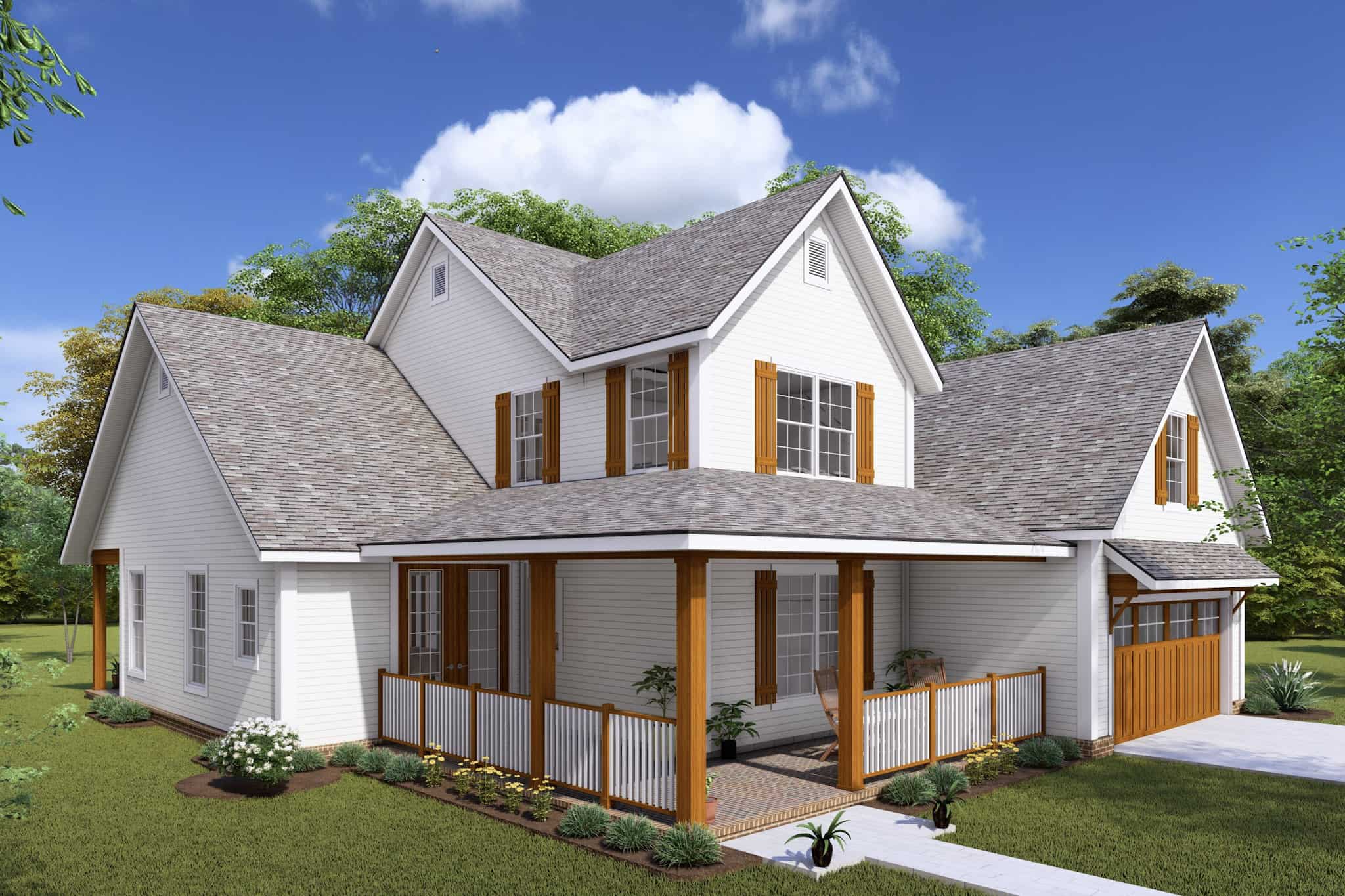 Left Side View of this 3-Bedroom,2065 Sq Ft Plan -178-1425