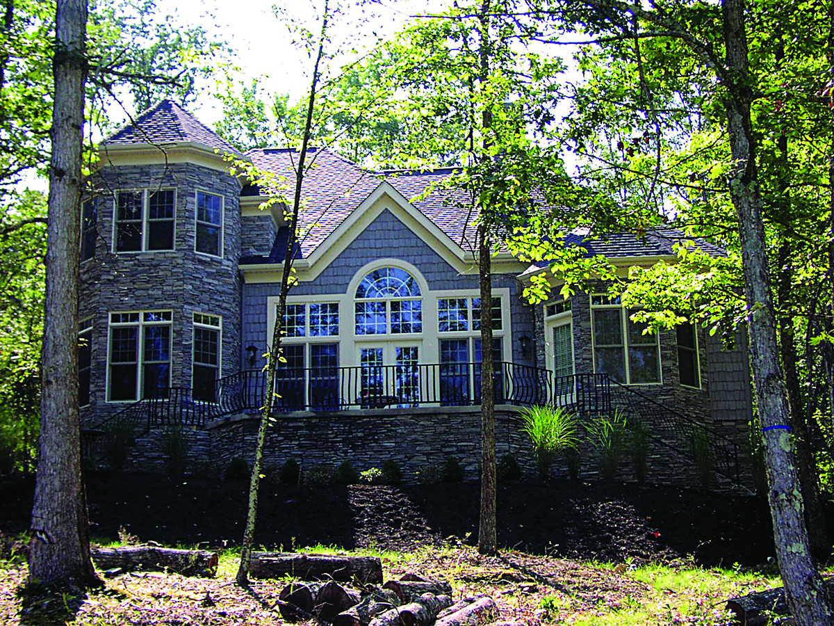 Rear View of this 3-Bedroom,2443 Sq Ft Plan -2443
