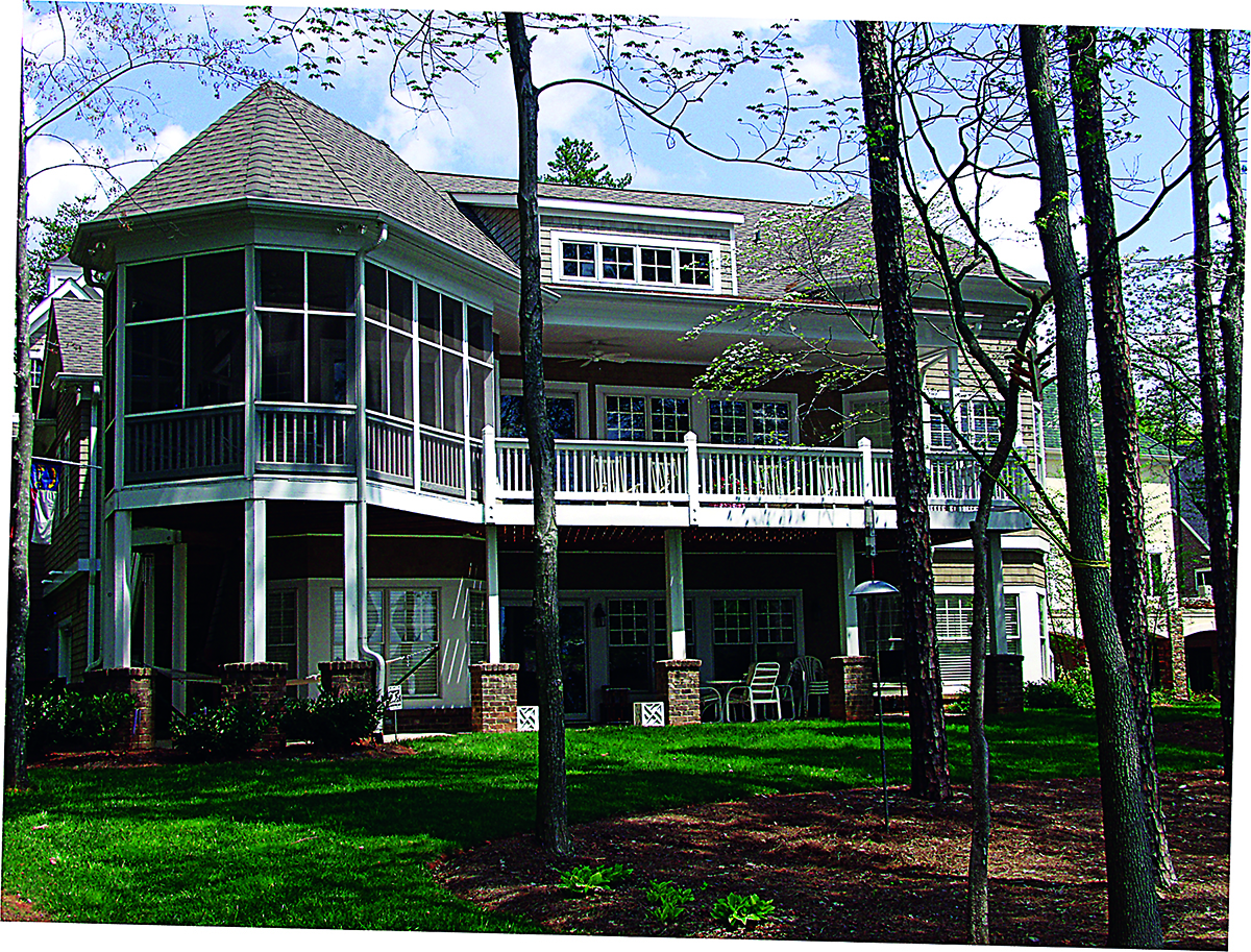 Rear View of this 4-Bedroom,3546 Sq Ft Plan -3546