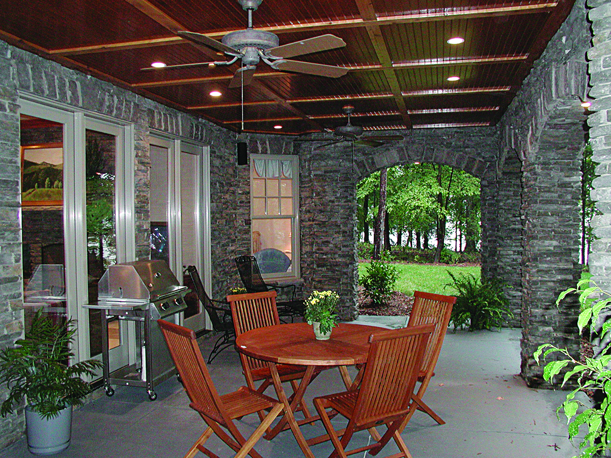 Deck of this 4-Bedroom,4304 Sq Ft Plan -4304
