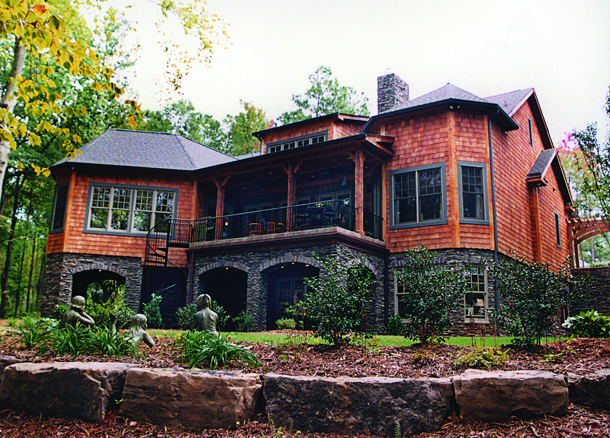 Rear View of this 4-Bedroom,4304 Sq Ft Plan -4304