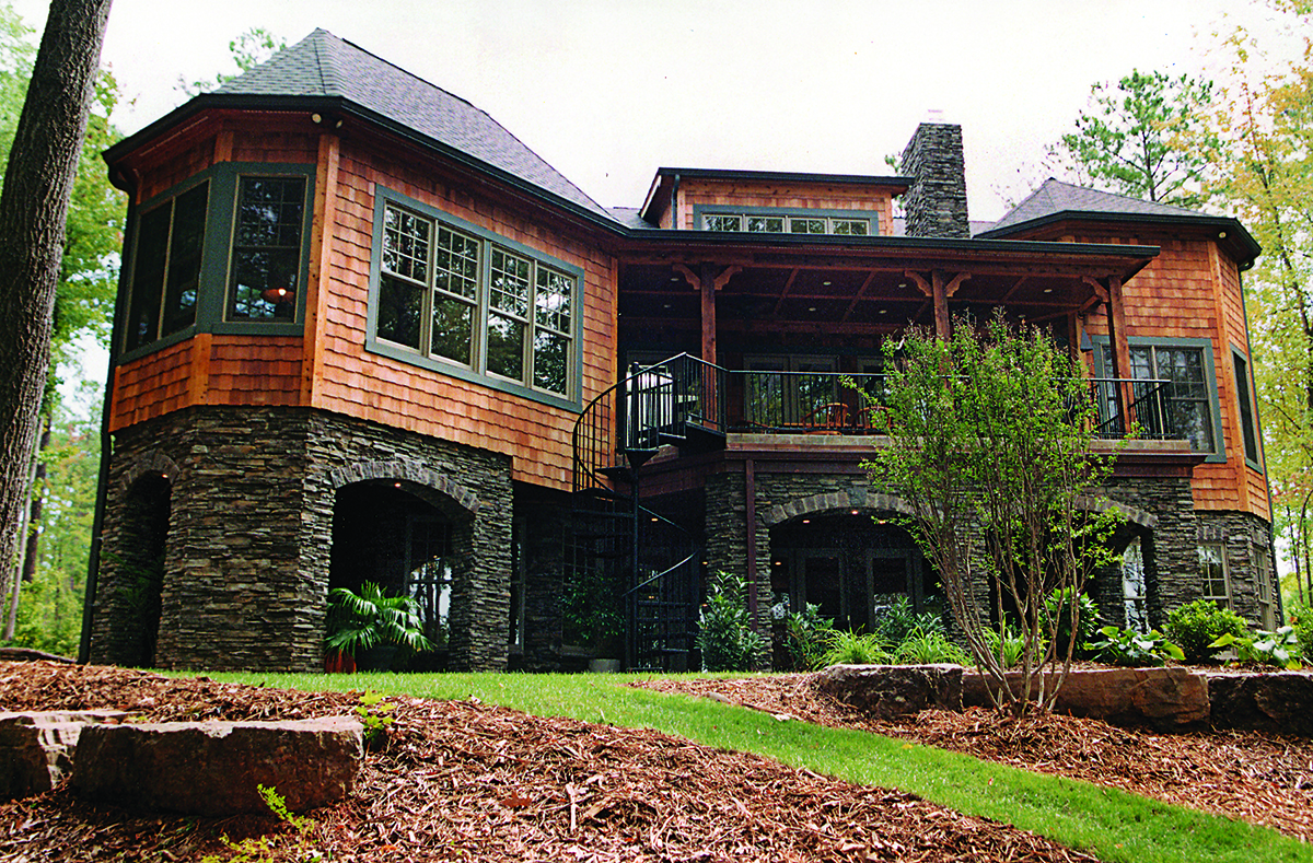 Rear View of this 4-Bedroom,4304 Sq Ft Plan -4304
