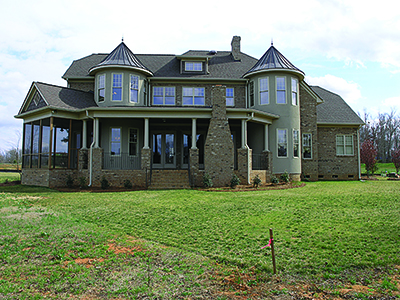 Rear View of this 5-Bedroom,6589 Sq Ft Plan -6589