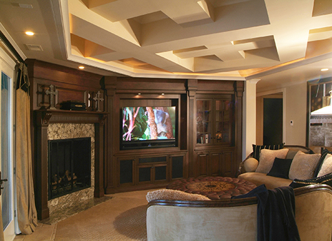 Media Room of this 5-Bedroom,9104 Sq Ft Plan -9104