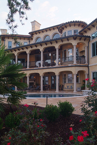 Rear View of this 5-Bedroom,9104 Sq Ft Plan -9104
