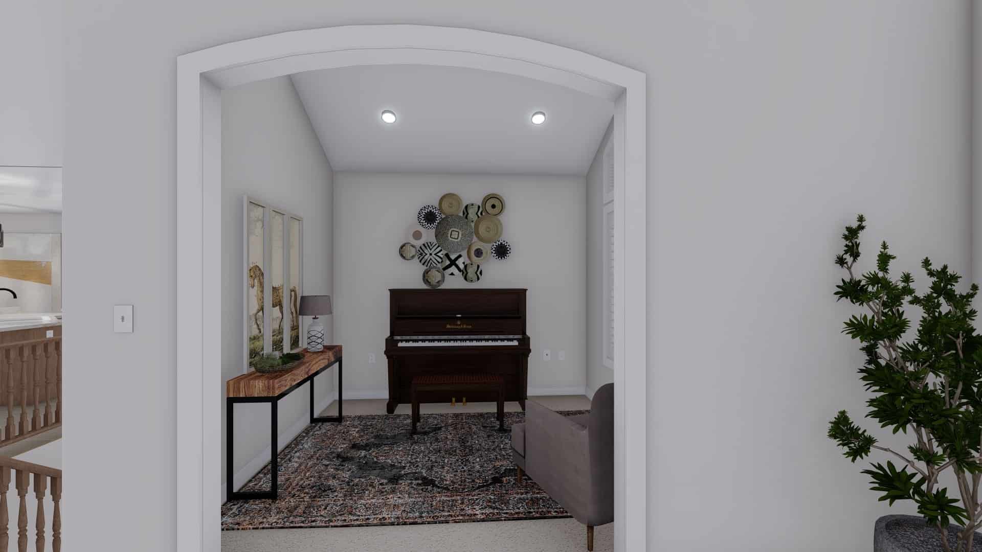 Home Office of this 2-Bedroom, 1831 Sq Ft Plan - 187-1004