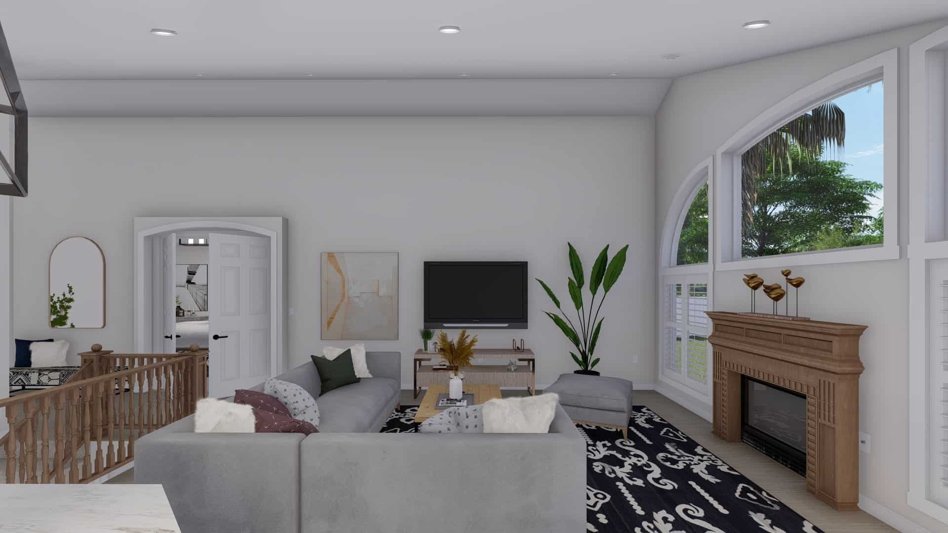 Great Room of this 2-Bedroom, 1831 Sq Ft Plan - 187-1004