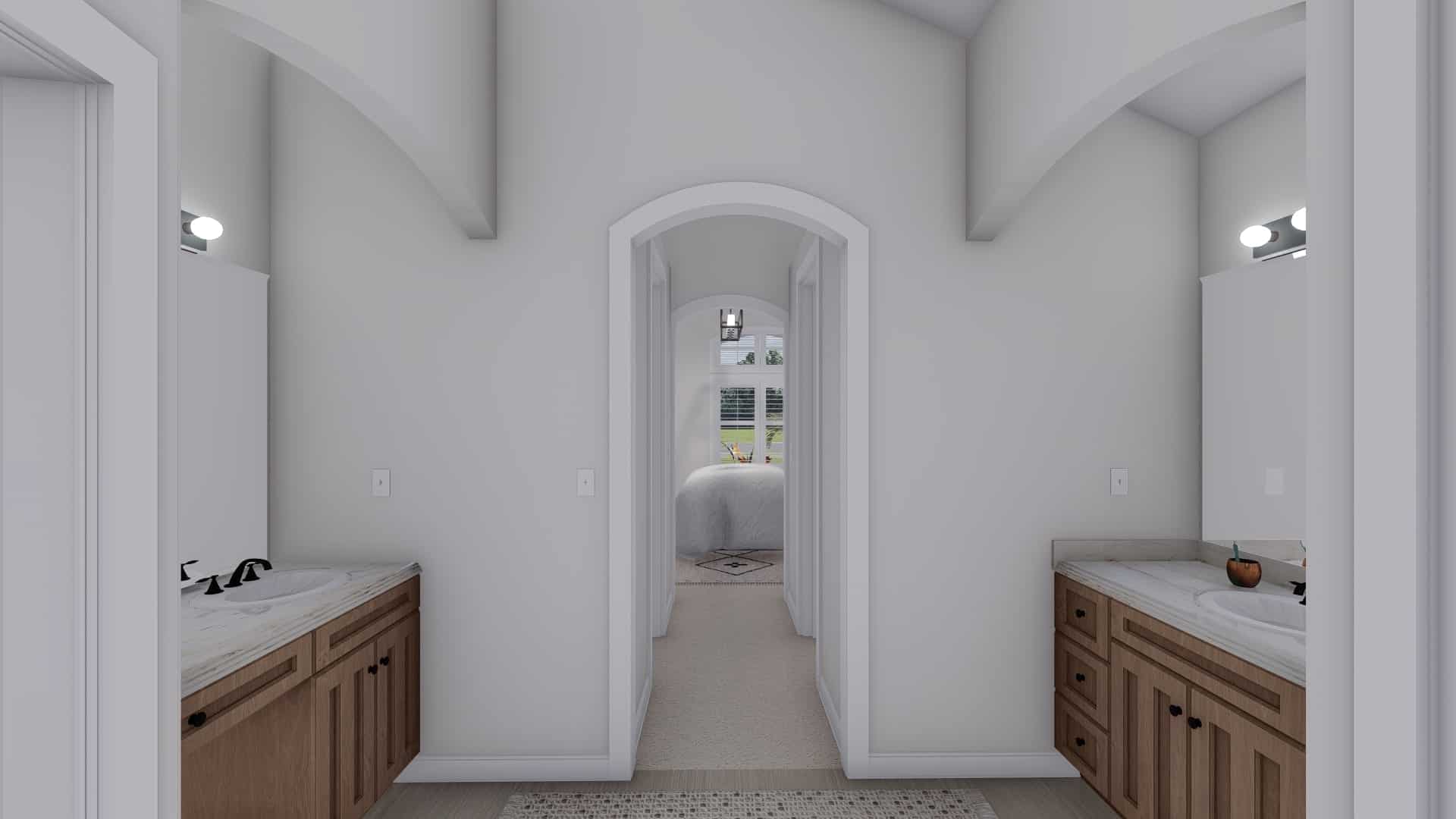 Master Bathroom of this 2-Bedroom, 1831 Sq Ft Plan - 187-1004