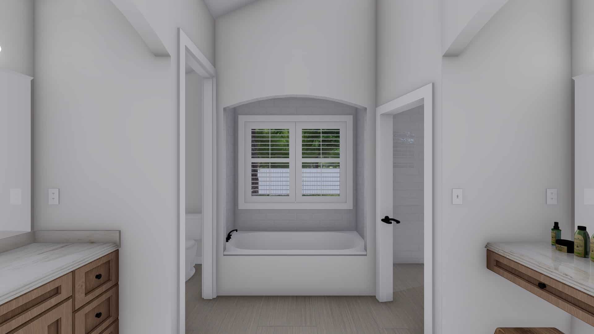 Master Bathroom of this 2-Bedroom, 1831 Sq Ft Plan - 187-1004