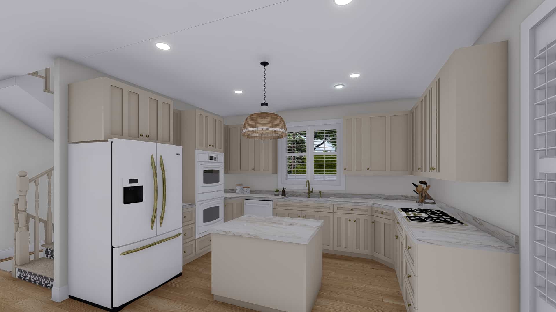 Kitchen of this 3-Bedroom,2664 Sq Ft Plan -187-1005