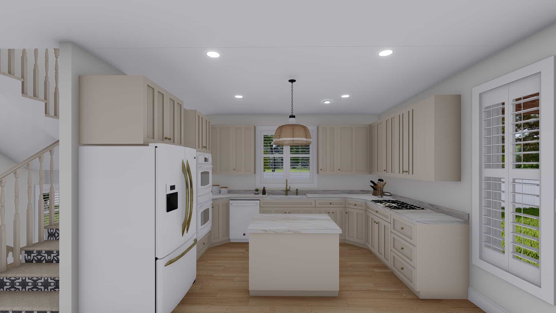 Kitchen of this 3-Bedroom,2664 Sq Ft Plan -187-1005